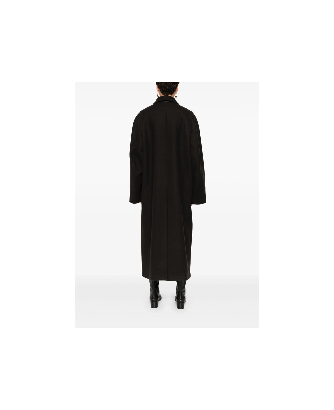 Low Classic Coat - BLACK/BROWN