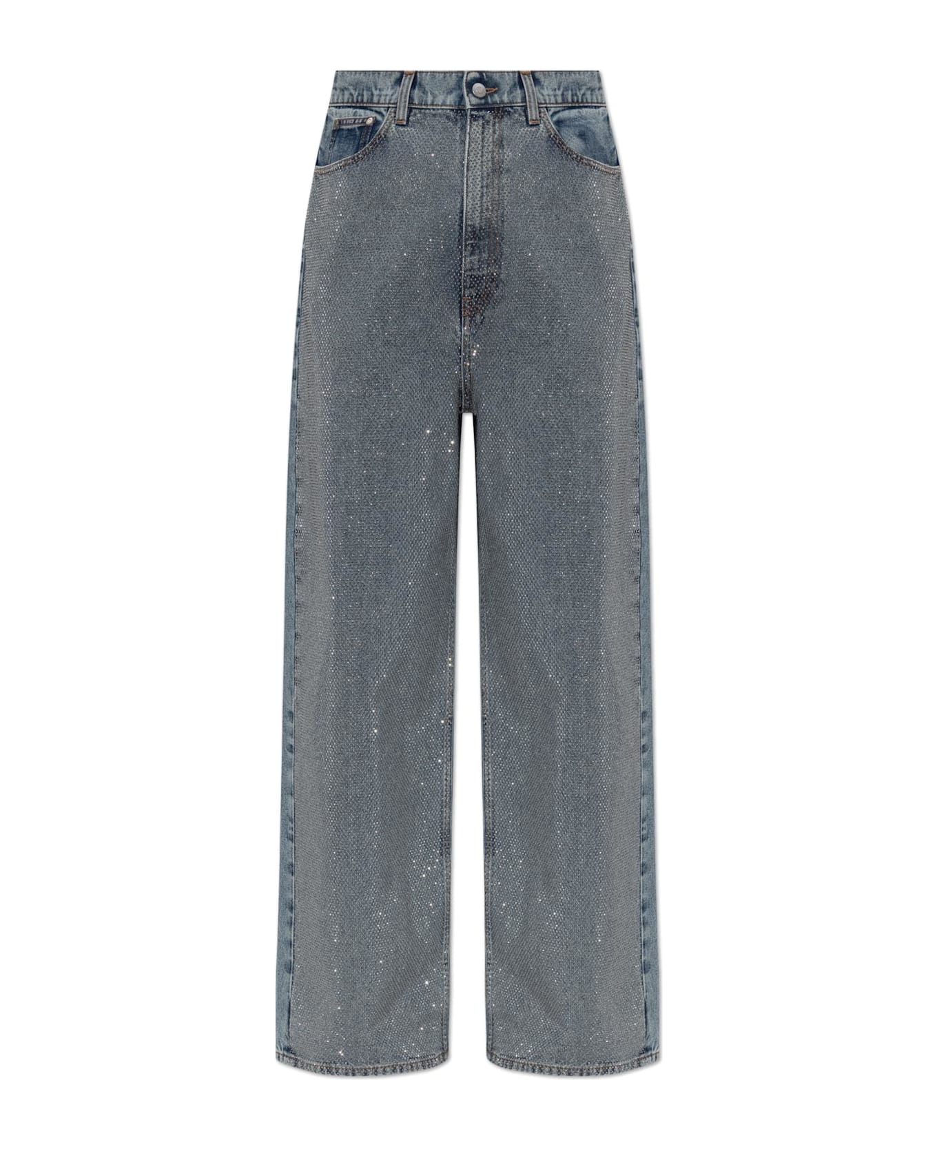 Stella McCartney Jeans With Shimmering Sequins - BLUE