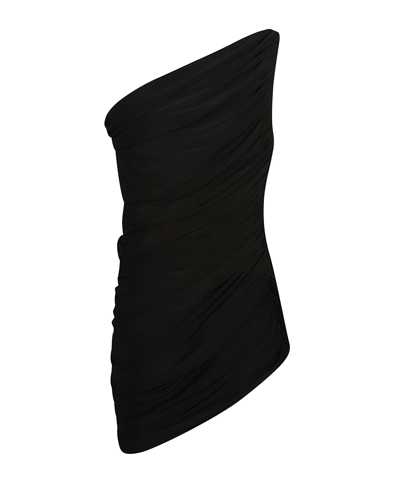 Norma Kamali Diana Mini Dress - Black