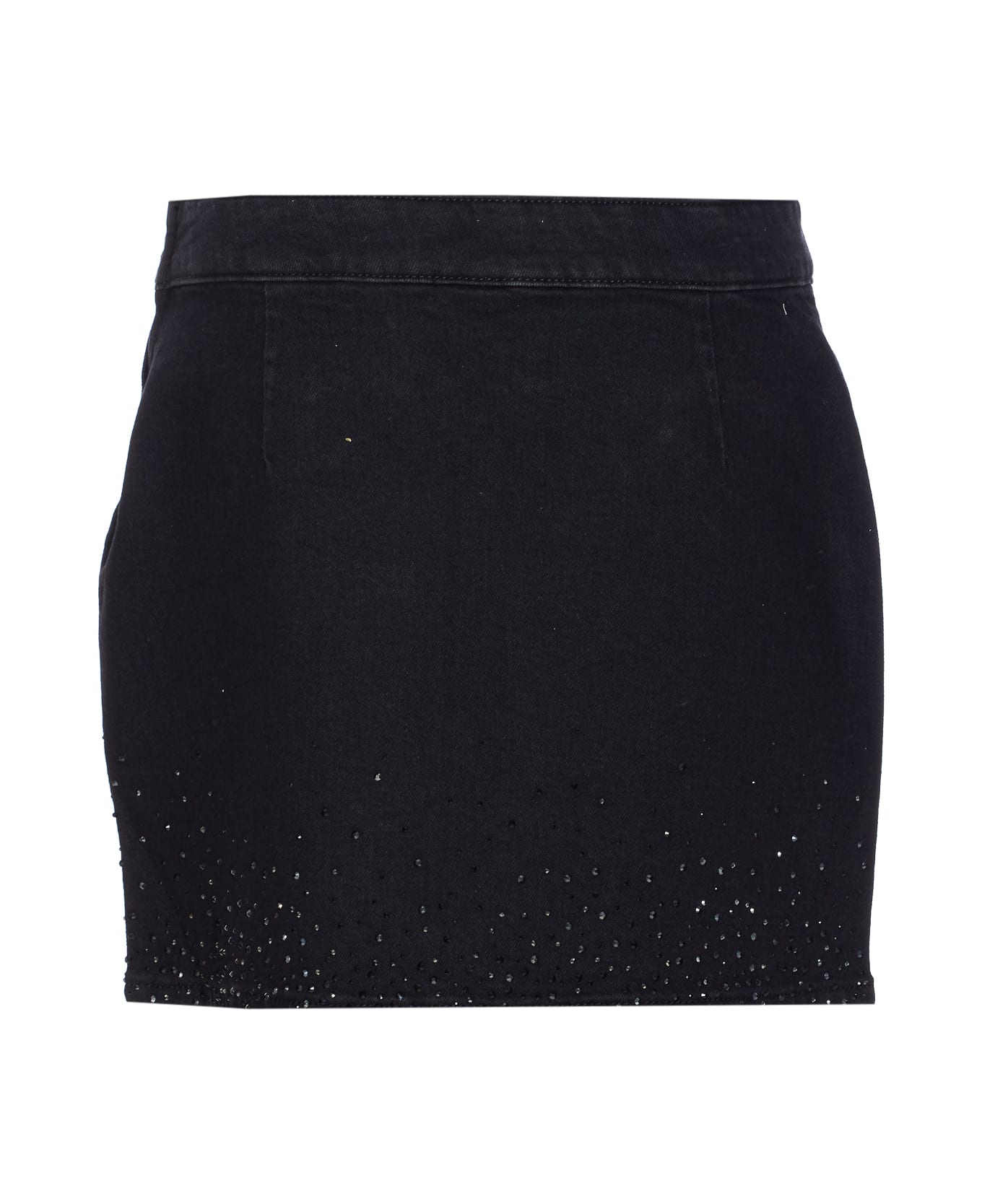 Liu-Jo Denim Mini Skirt - Black