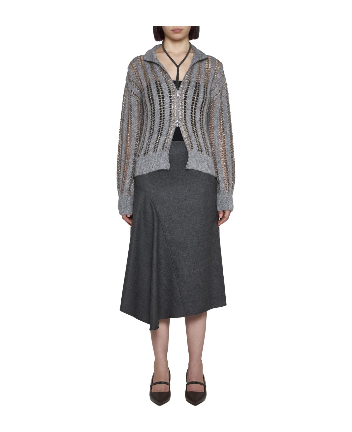 Brunello Cucinelli Skirt - Grey スカート