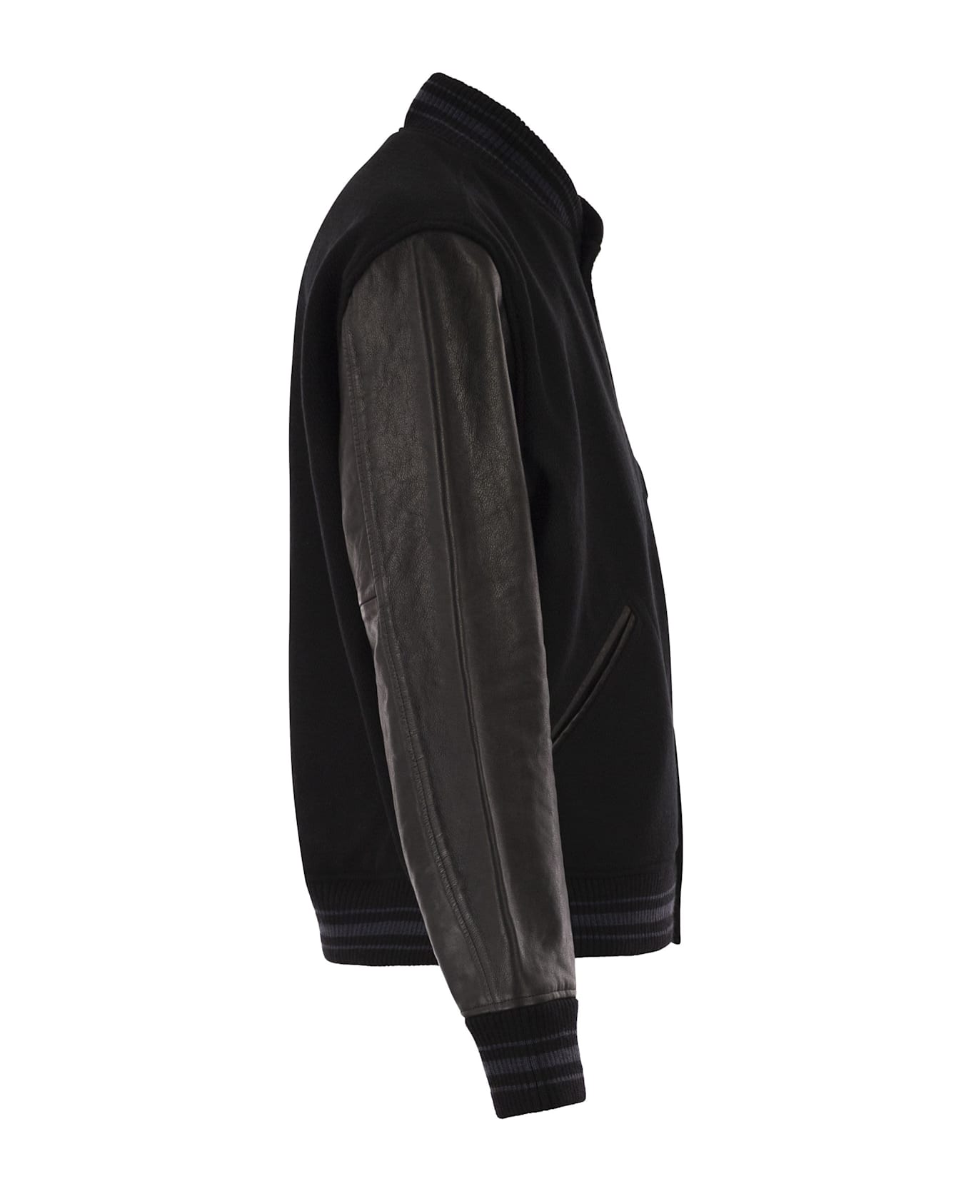 Ralph Lauren Iconic Letterman Jacket - POLO BLACK