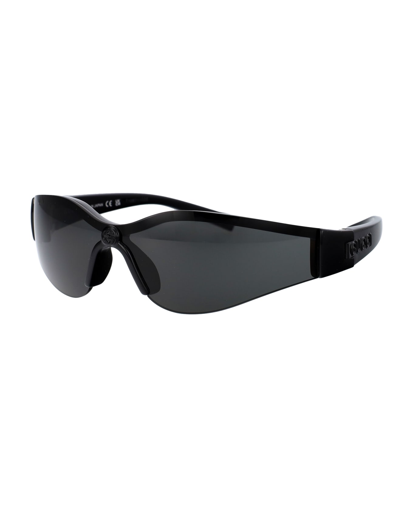 Gucci Eyewear Gg1651s Sunglasses - 001 BLACK BLACK GREY