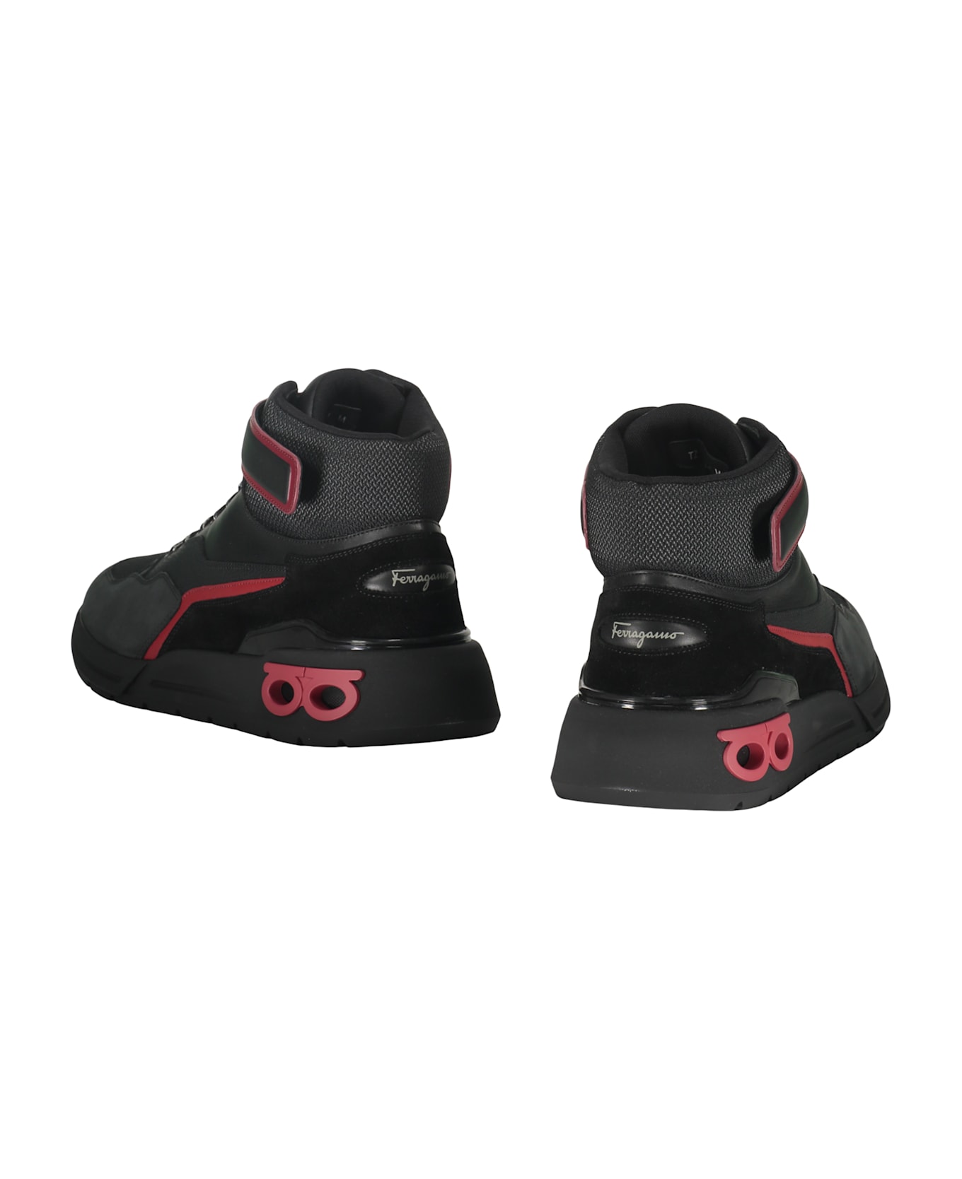 Ferragamo High-top Sneakers - black