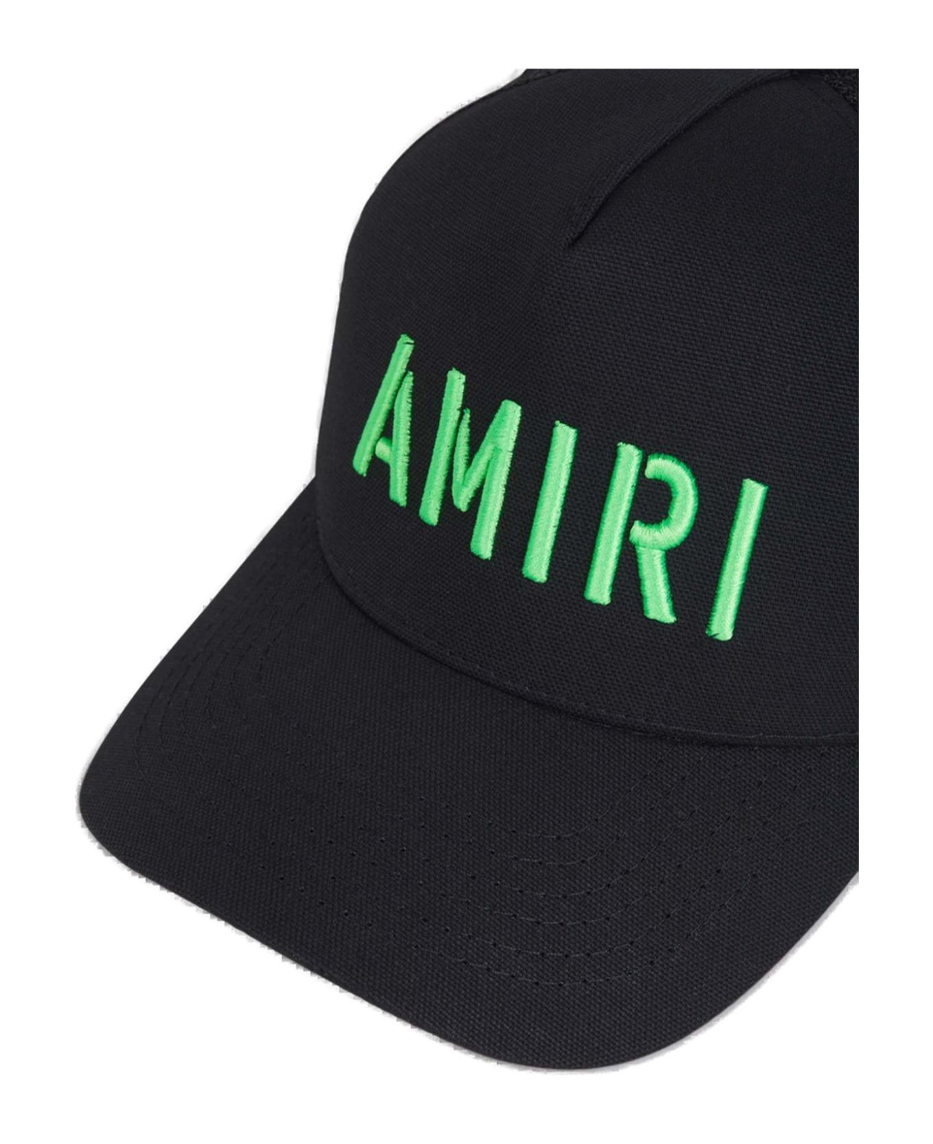 AMIRI Logo Embroidered Baseball Cap - Nero