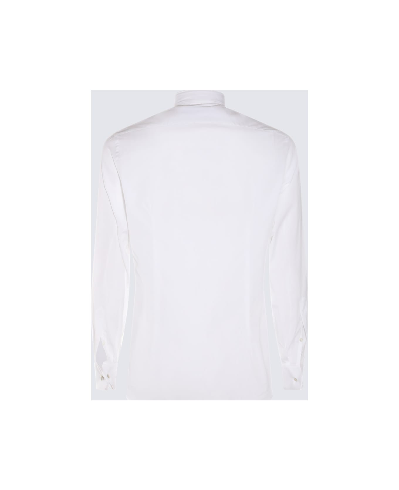 Lardini White Cotton Shirt - White