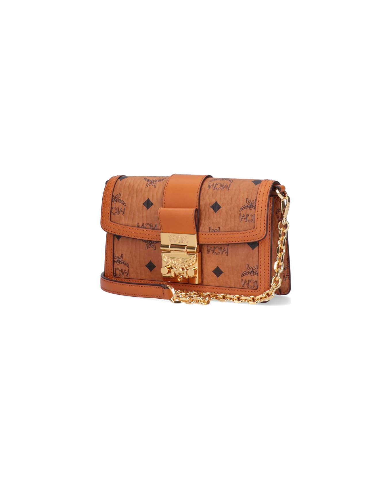 MCM 
tracy
 Mini Shoulder Bag - Brown
