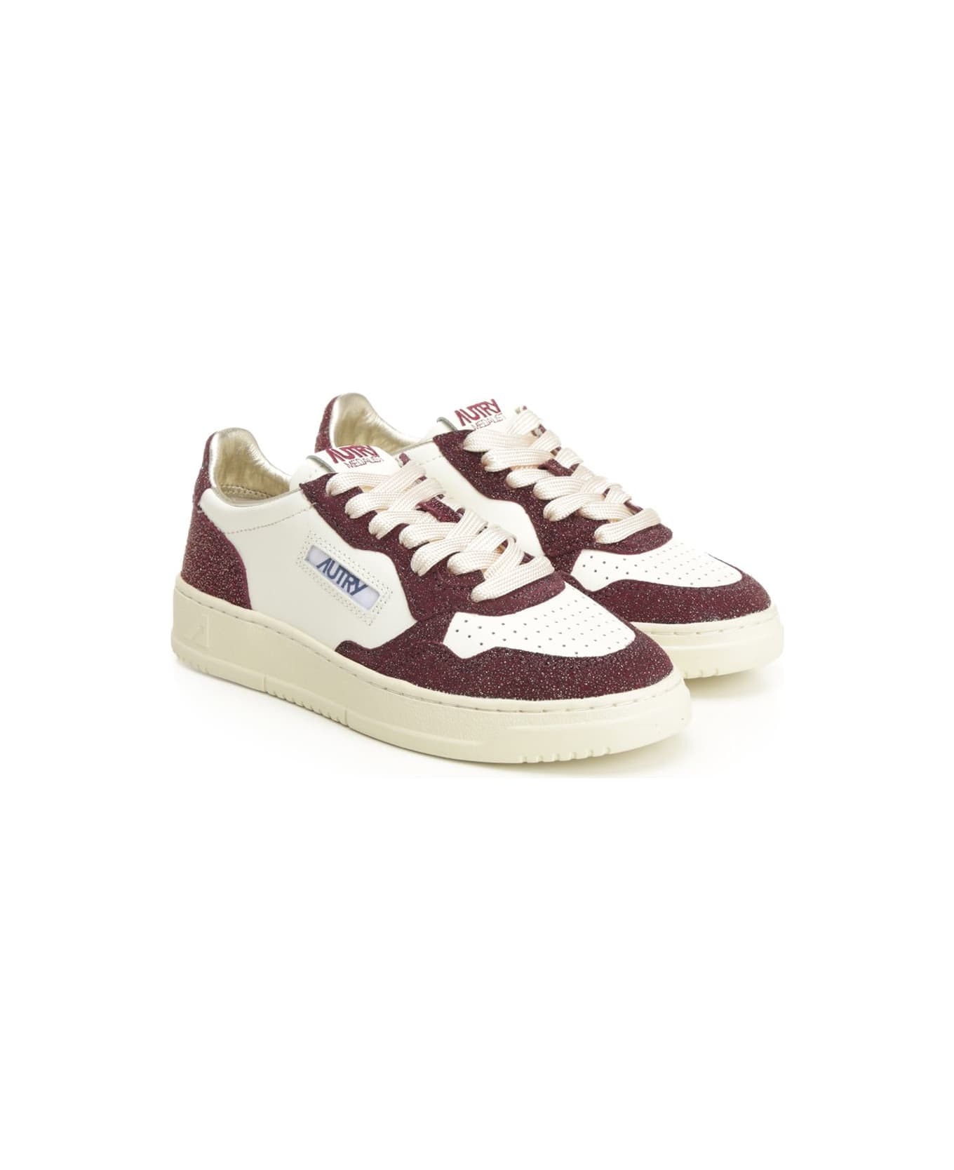 Autry 'medalist Low' Sneaker - Bordeaux
