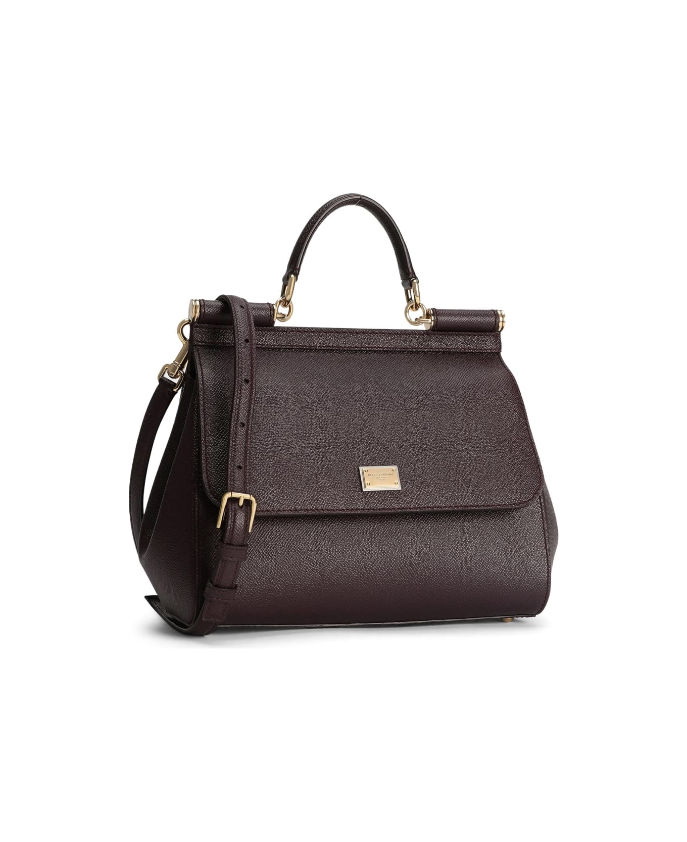 Dolce 
Gabbana Hand Bag "sicily" Large - BROWN