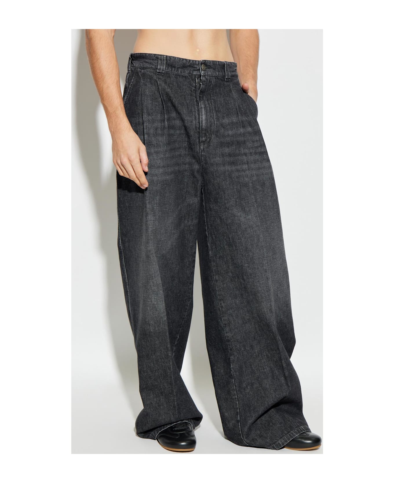 Maison Margiela Wide-leg Jeans - BLACK