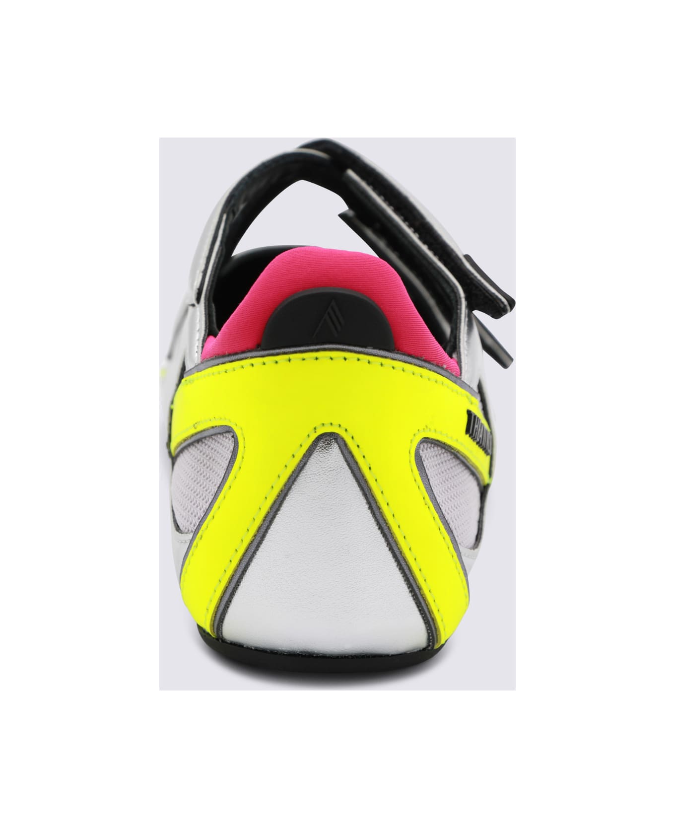The Attico Silver And Fluo Sneakers - SILVER/FLUO