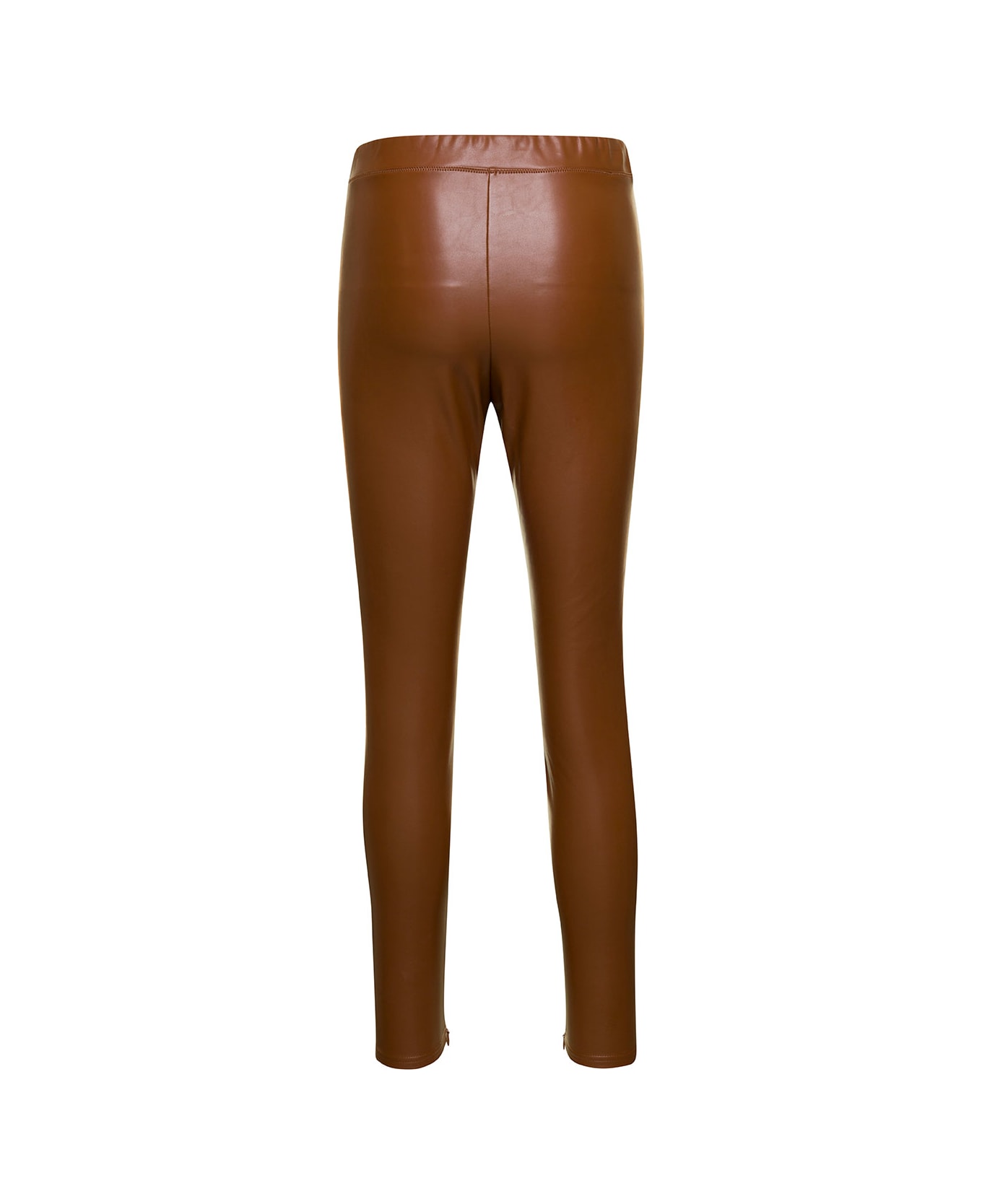 Michael Kors Eco Leather Leggings - Brown