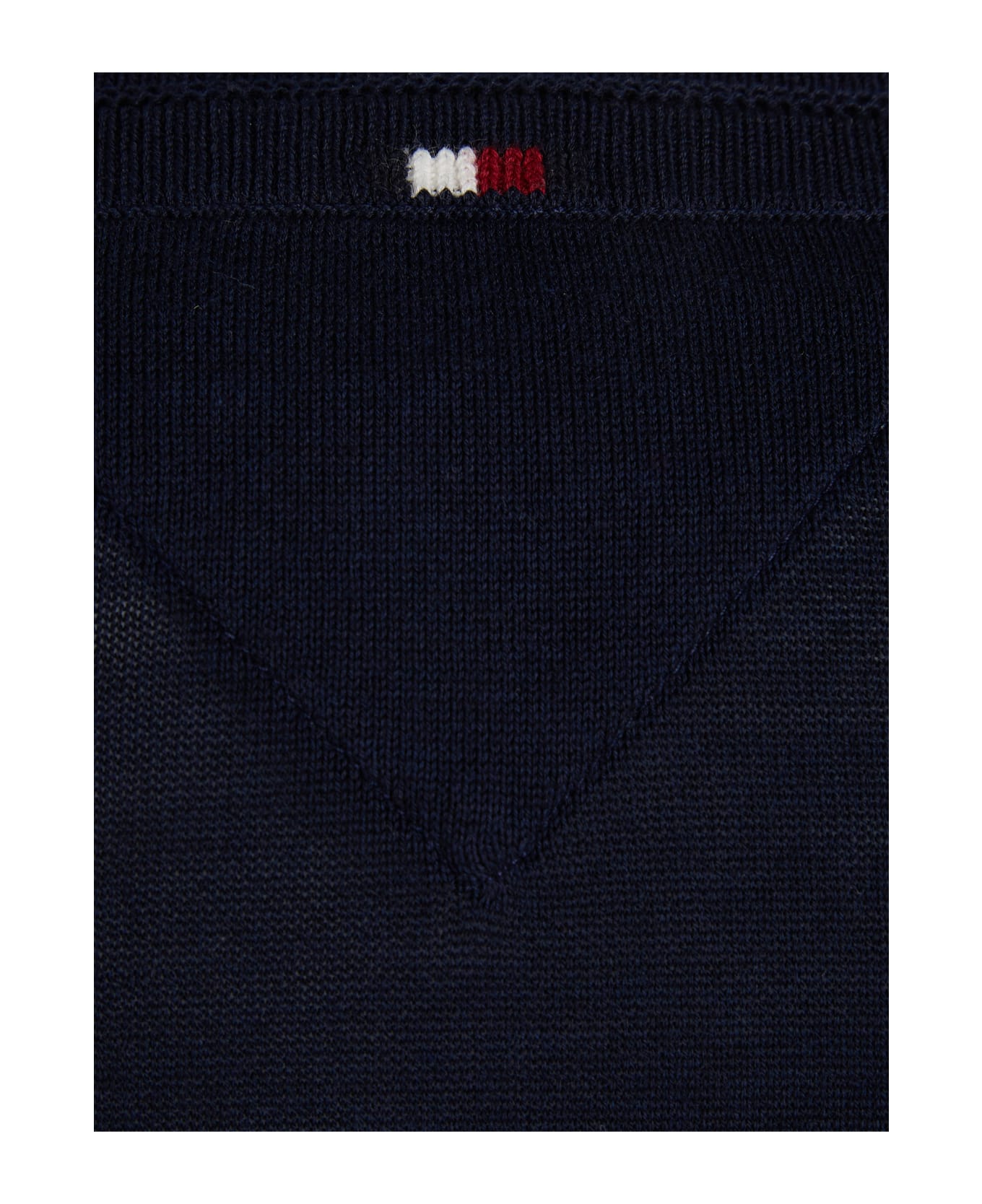 Tommy Hilfiger Navy Blue Crew Neck Sweater - DESERT SKY ニットウェア
