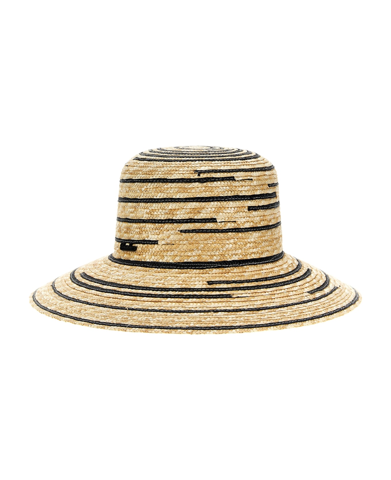 Borsalino Bicolor Straw Hat - Beige