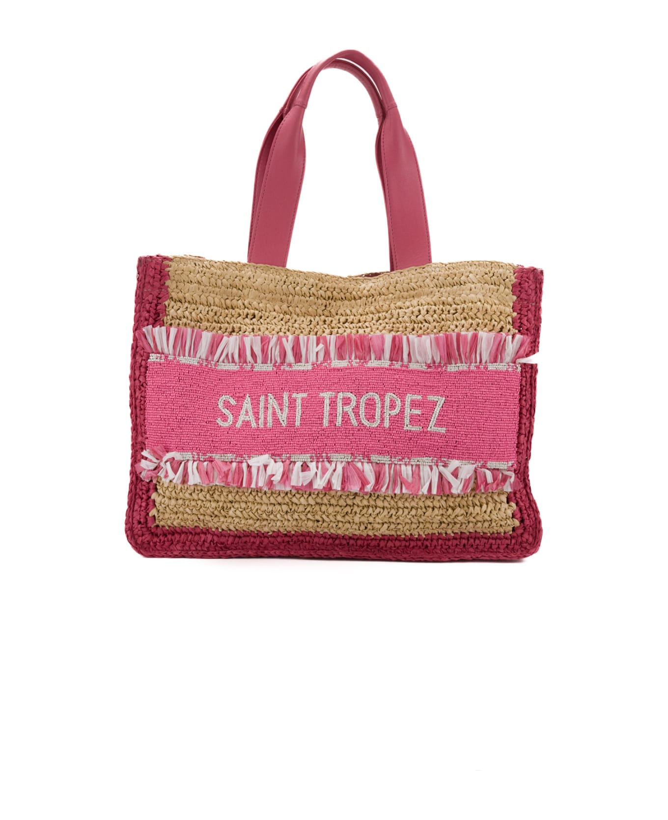 De Siena Pink Saint Tropez Bag - Natural pink