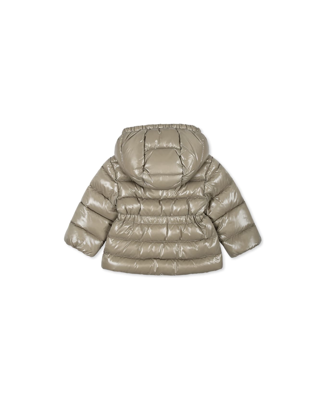 Moncler Adriel Down Jacket For Baby Girl With Logo - Green