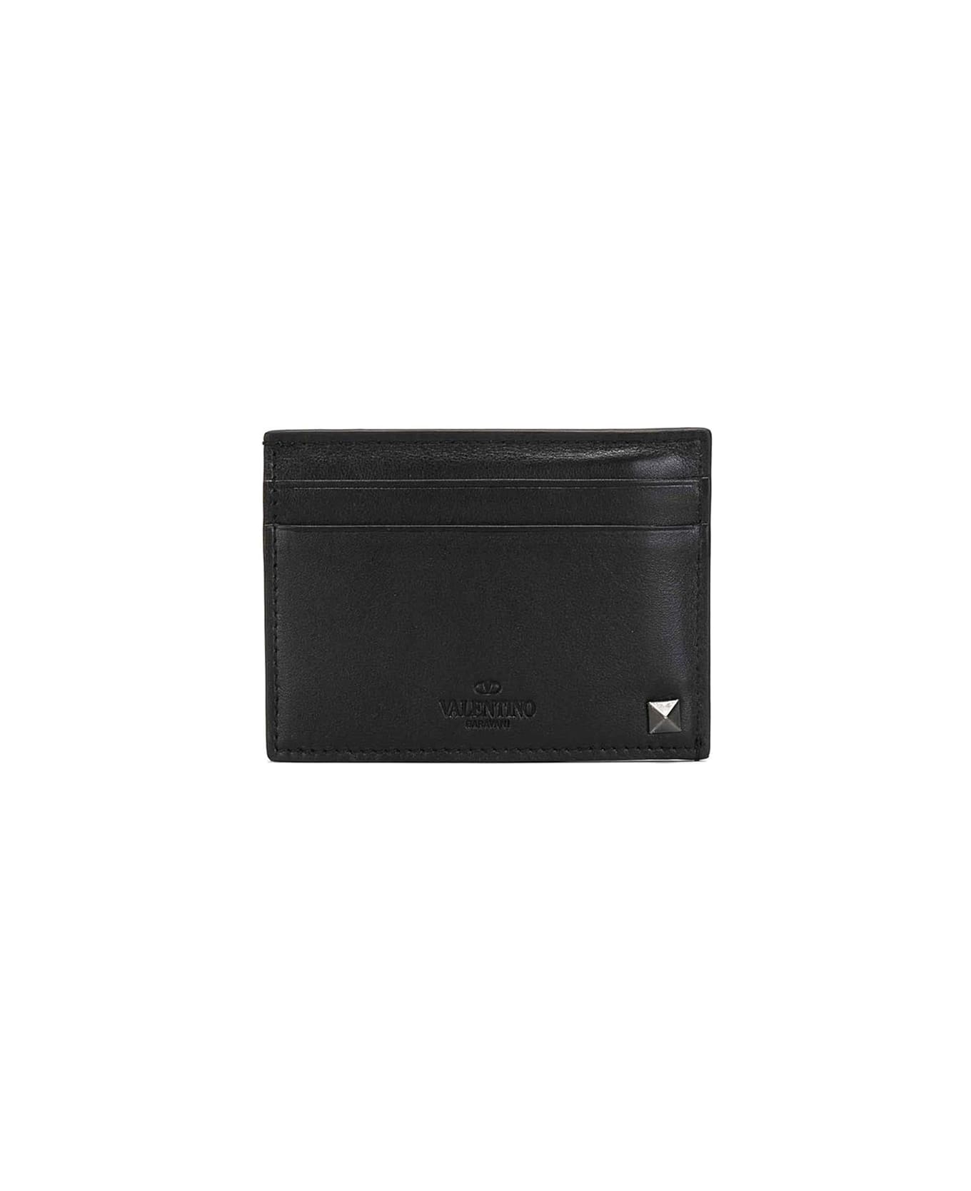 Valentino Garavani Garavani Rockstud Card Holder - Black