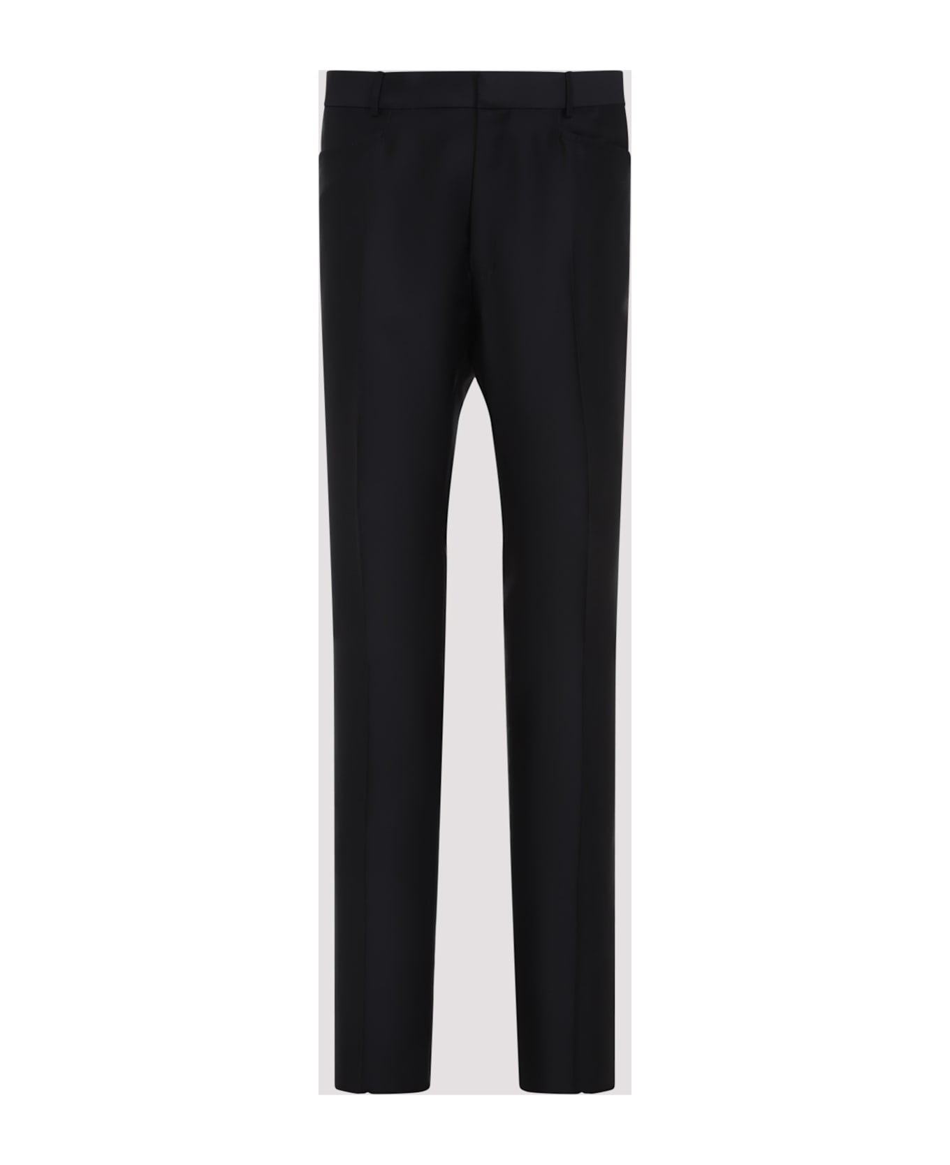 Tom Ford Mohair And Silk Pants - Black ボトムス