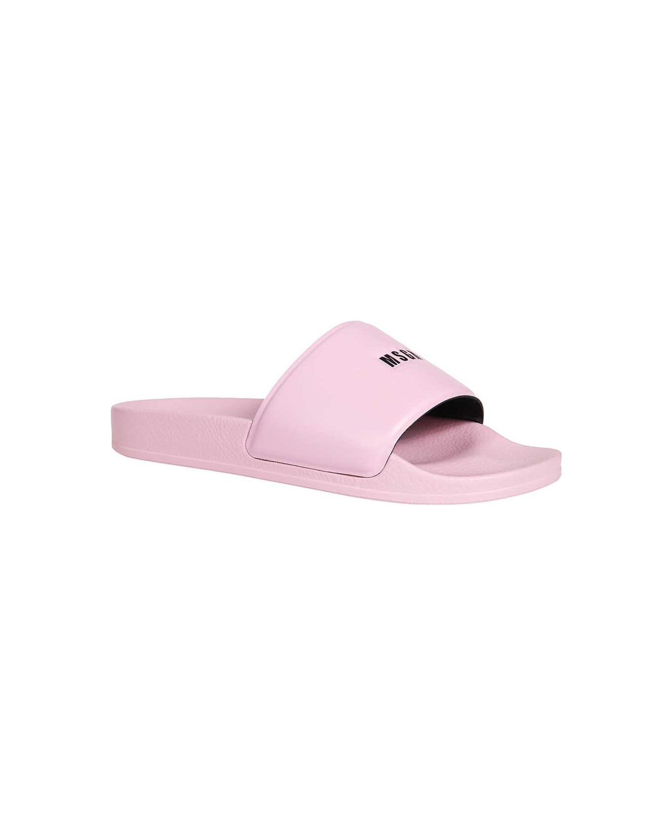 MSGM Slides With Logo - Pink