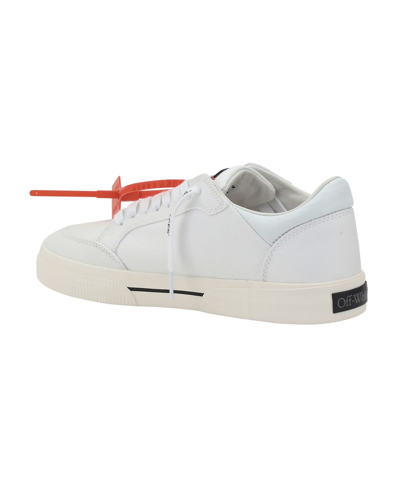 Off-White New Low Vulcanized Sneakers - WHITE-BLACK