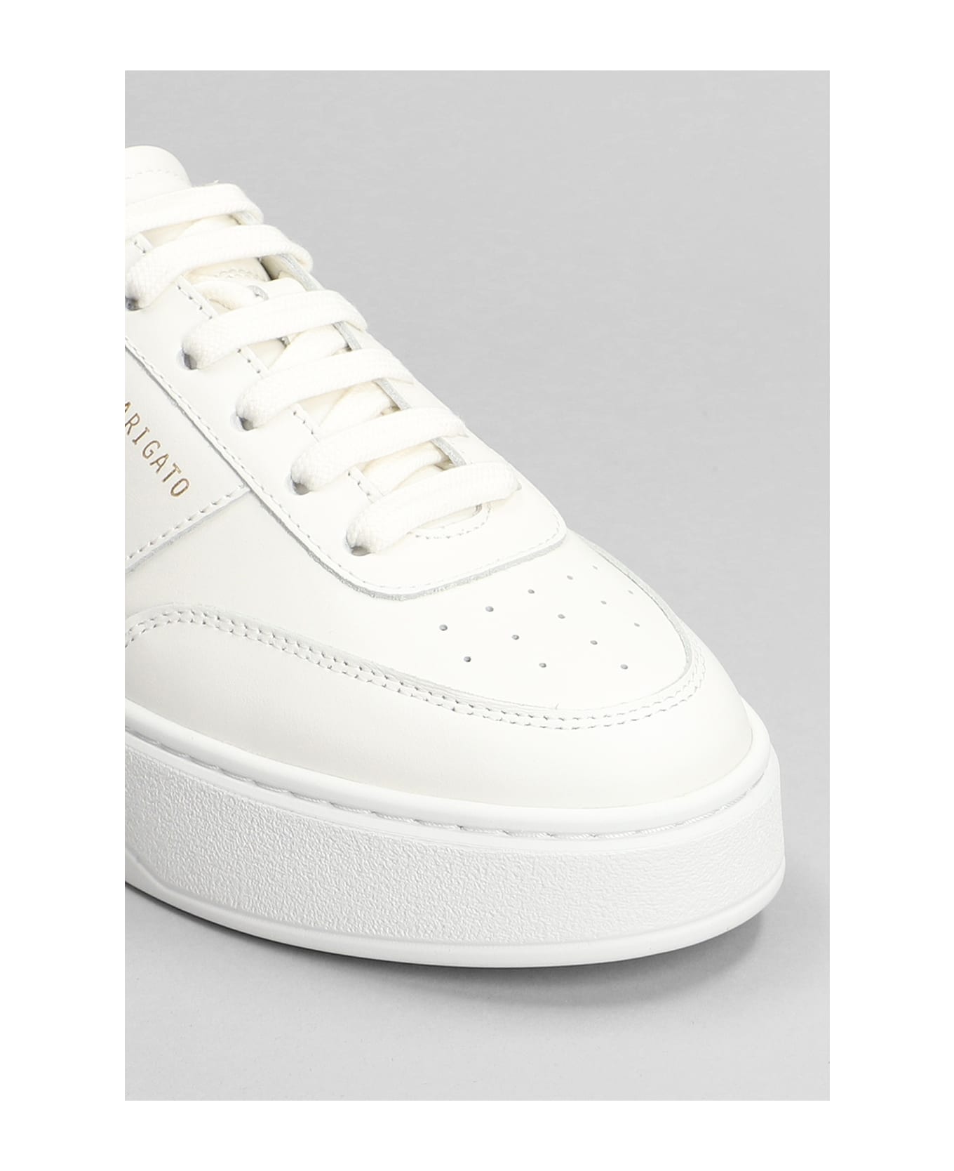 Axel Arigato Orbit Vintage Sneakers In White Leather - white