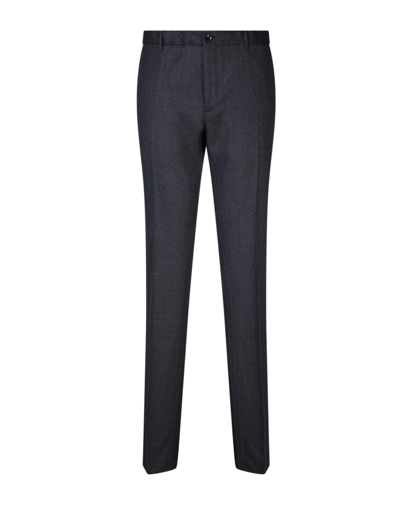 Incotex Wool Dark Grey Trousers - Grey