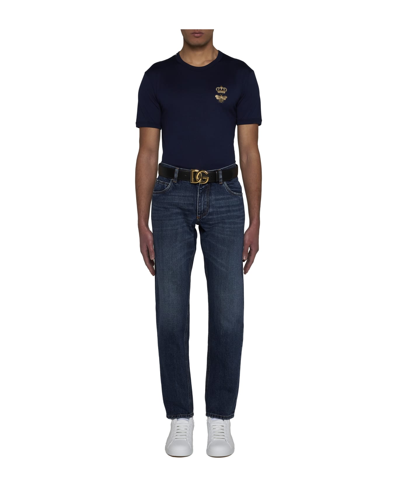 Dolce & Gabbana Regular Fit Jeans - Denim