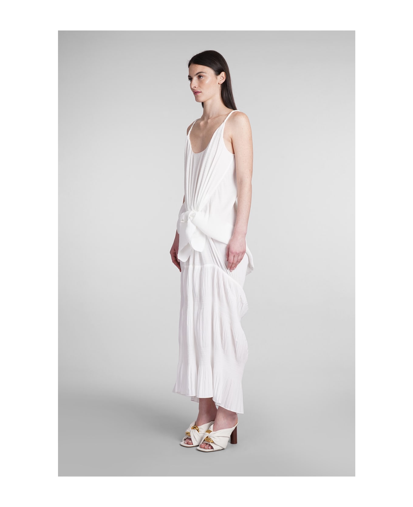 J.W. Anderson Dress In White Polyester - white ワンピース＆ドレス