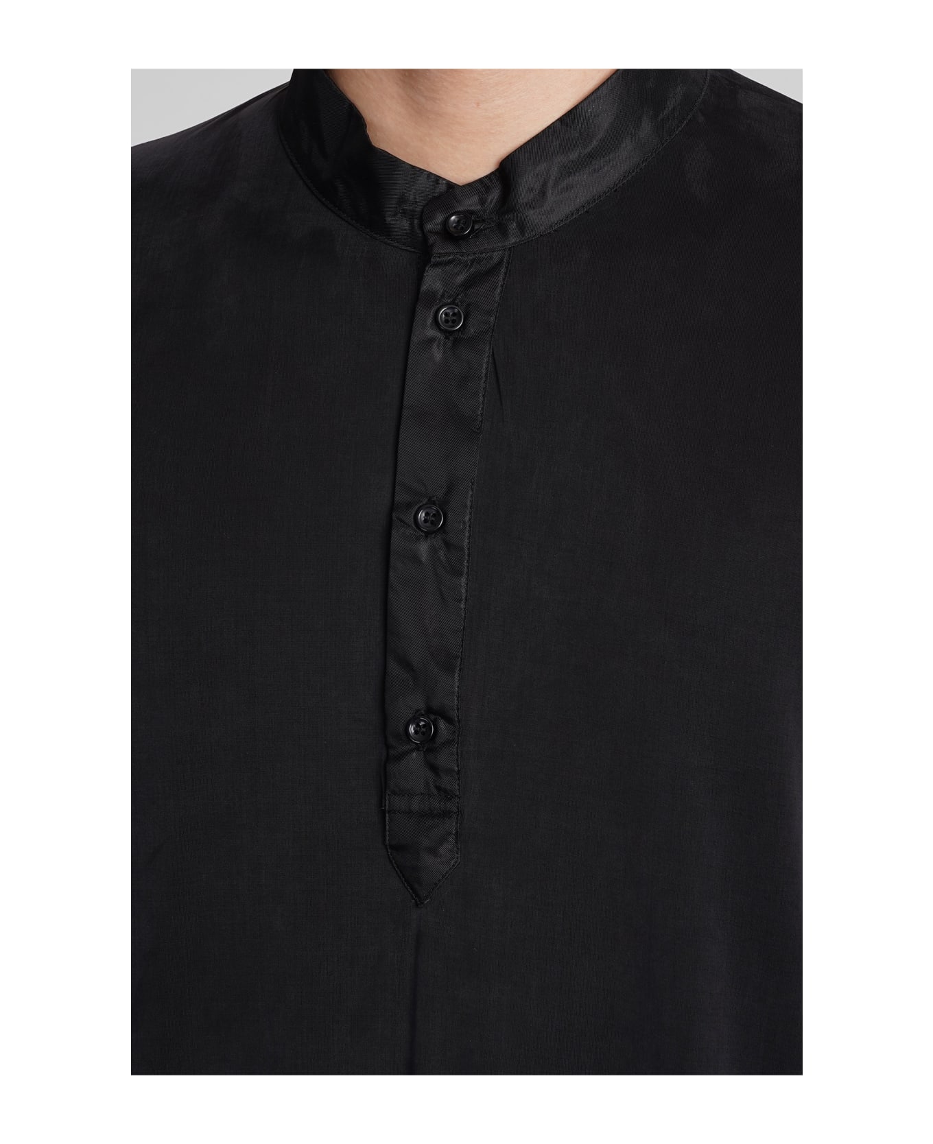 Low Brand B225 T-shirt In Black Polyamide Polyester - black
