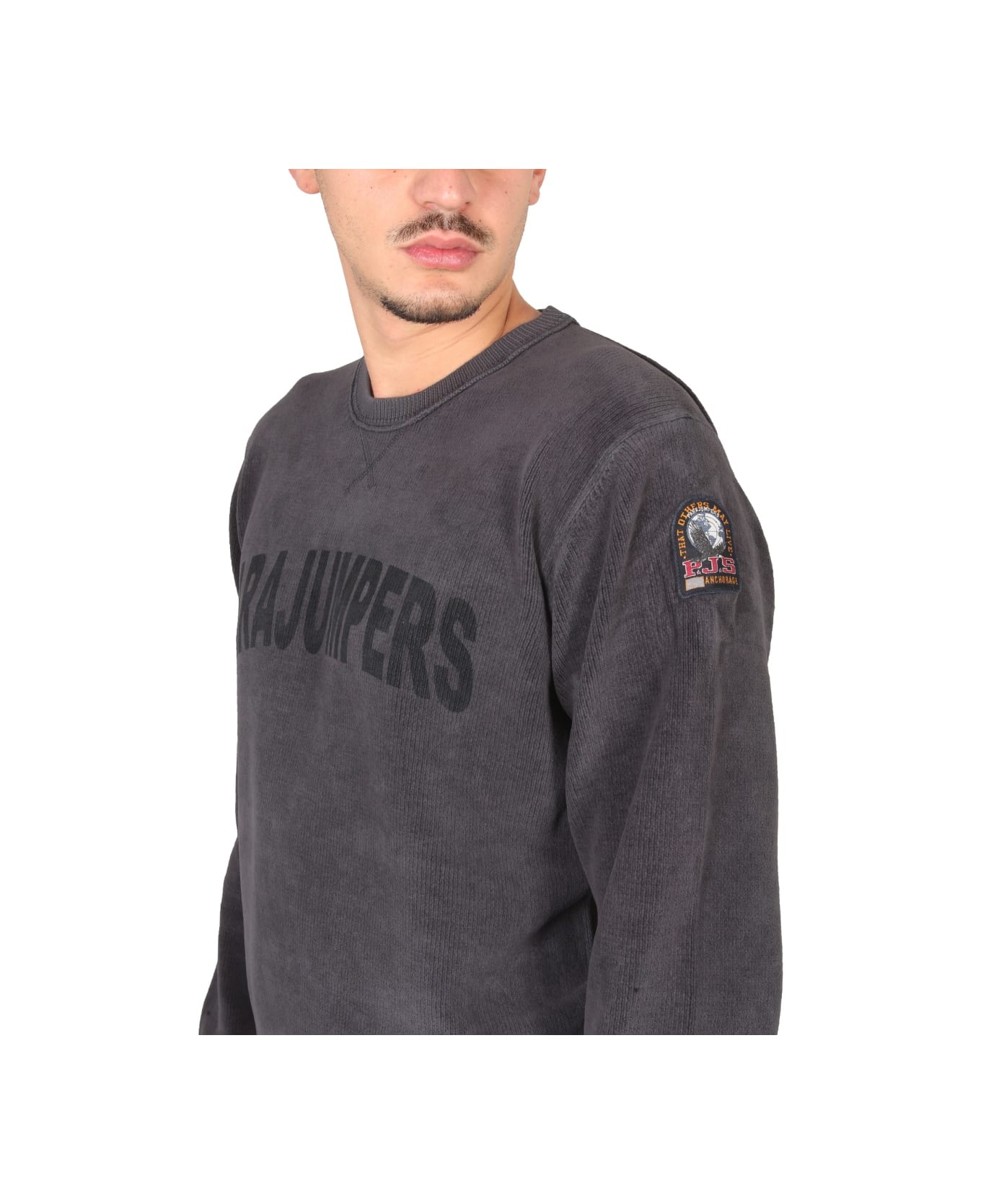 Parajumpers Sweatshirt With Logo - CHARCOAL フリース