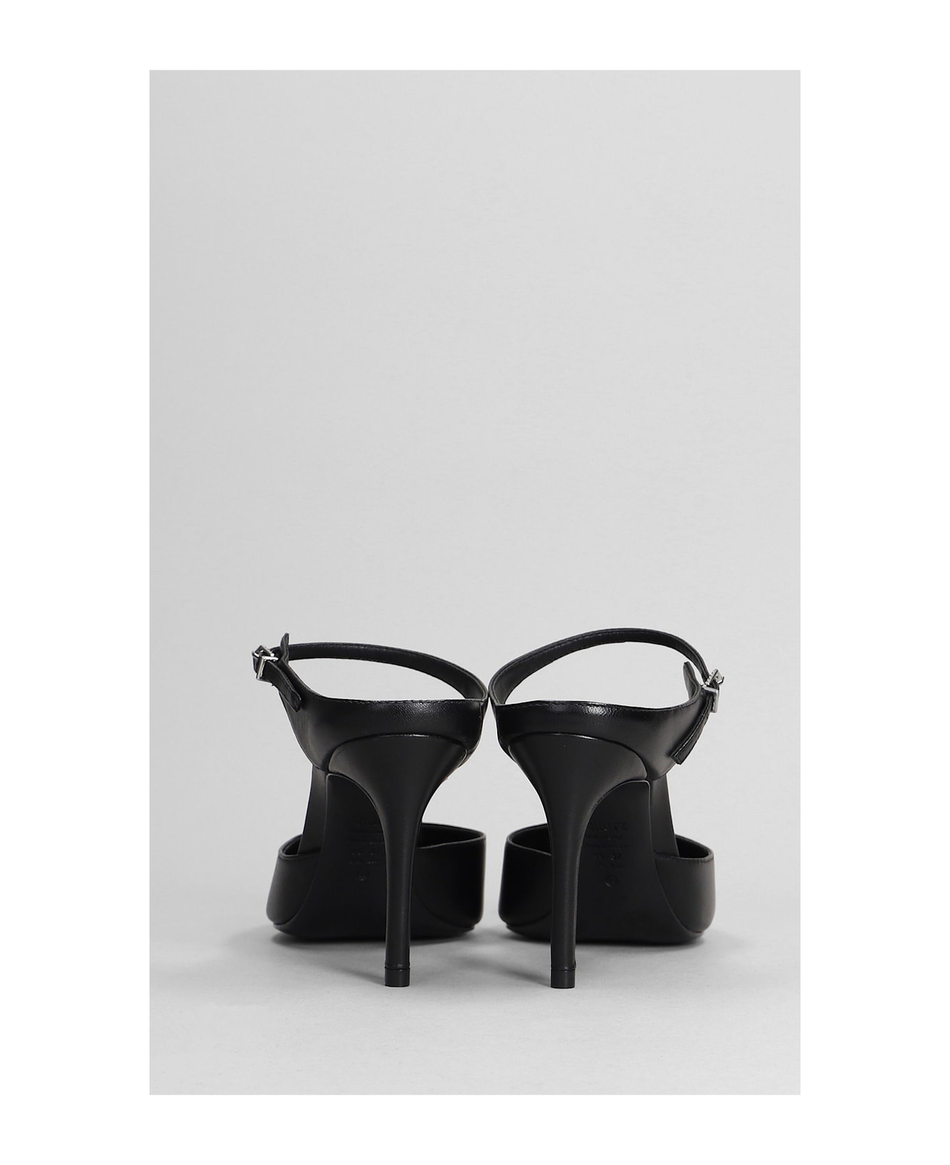 Schutz Laura Mule Slipper-mule In Black Leather - black