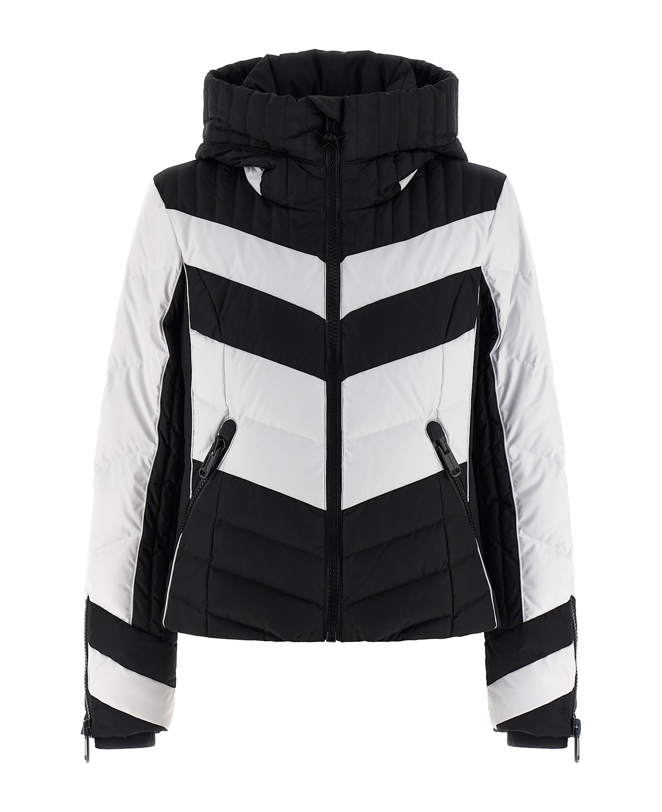 Goldbergh 'valanga' Down Jacket - White/Black