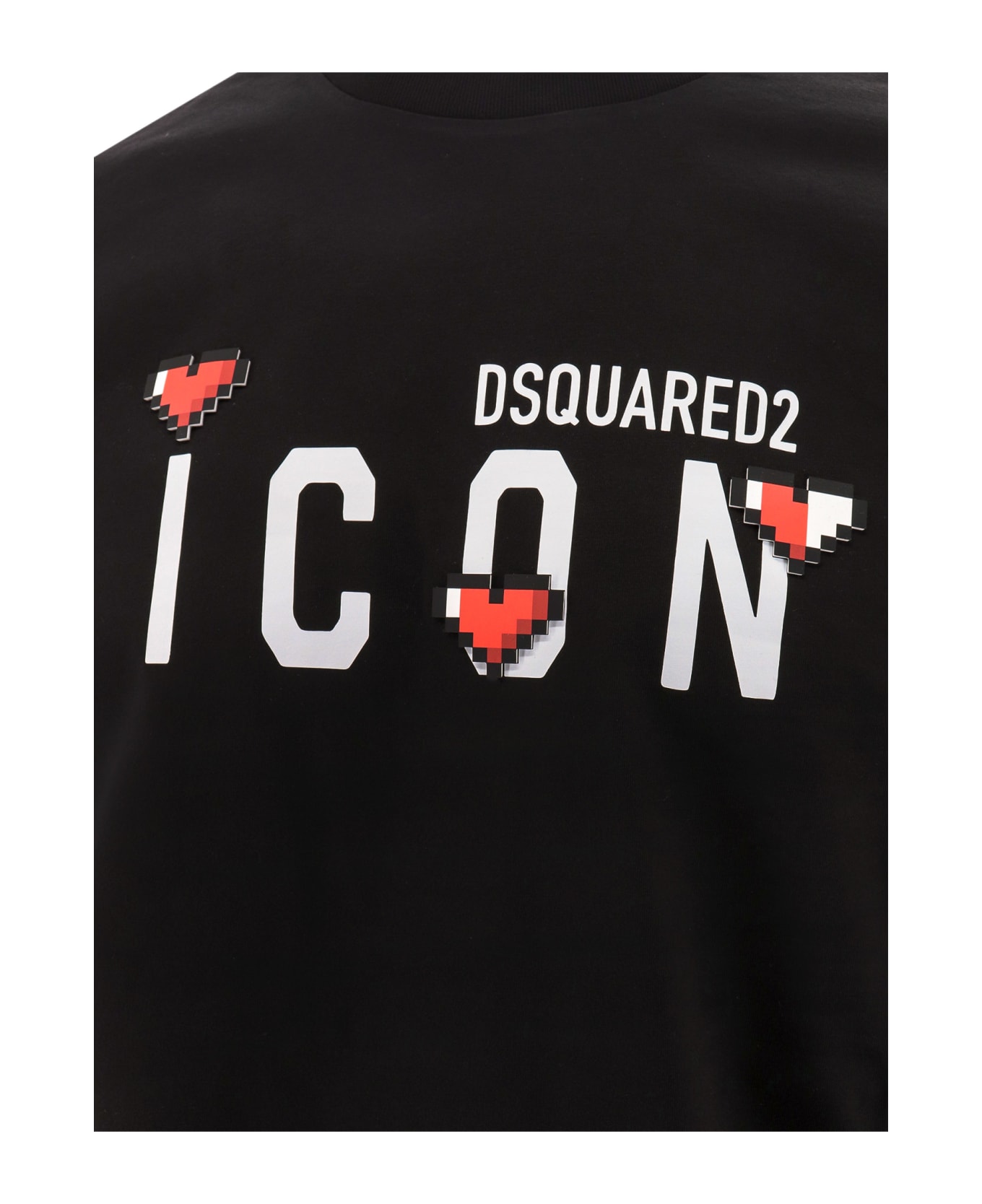 Dsquared2 Be Icon Heart T-shirt - Black