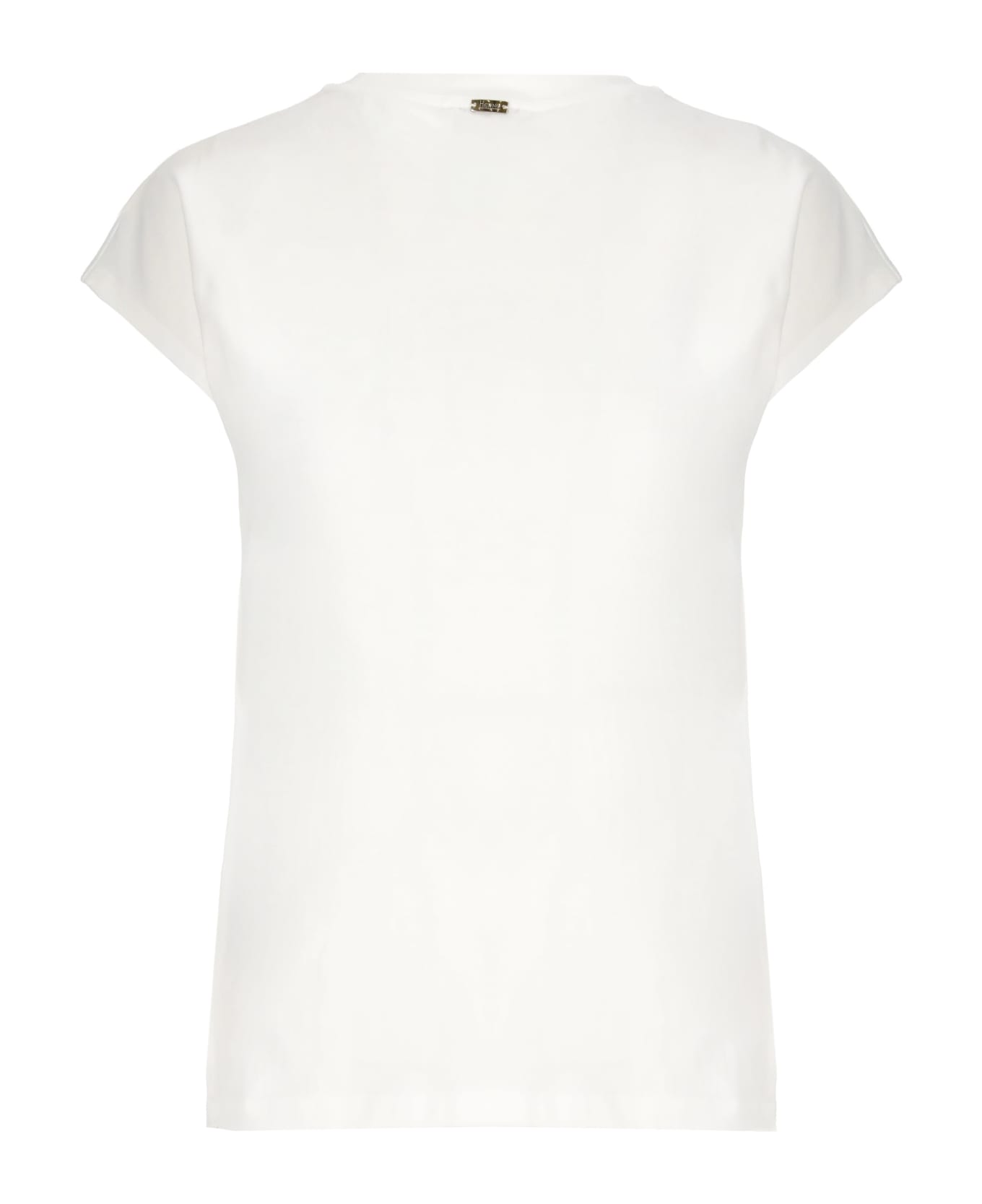 Herno Logo Cotton T-shirt - White Tシャツ