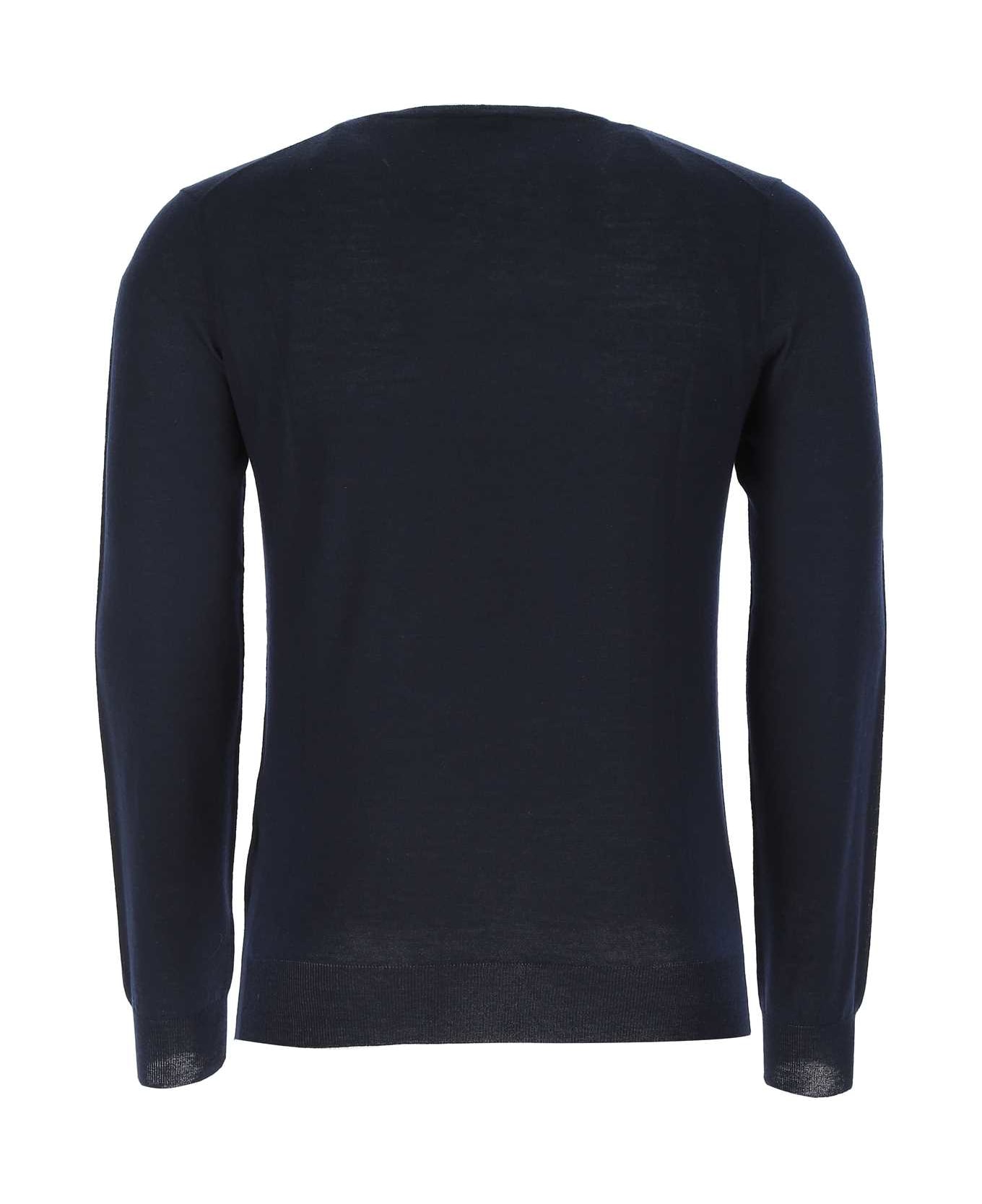 Prada Navy Blue Cashmere Sweater - F0008