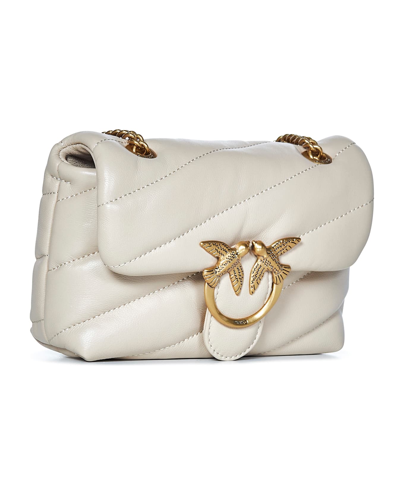 Pinko Love Baby Puff Shoulder Bag - Natural