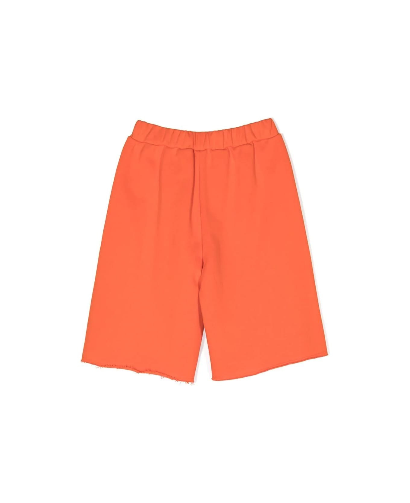 Marni Mp34u Logo Track Shorts - Orange