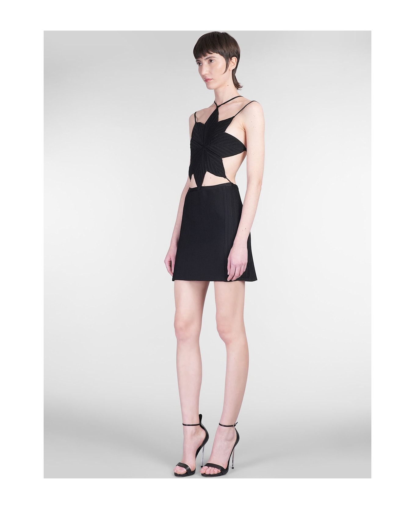 In Black Viscose - Thumbnail 5
