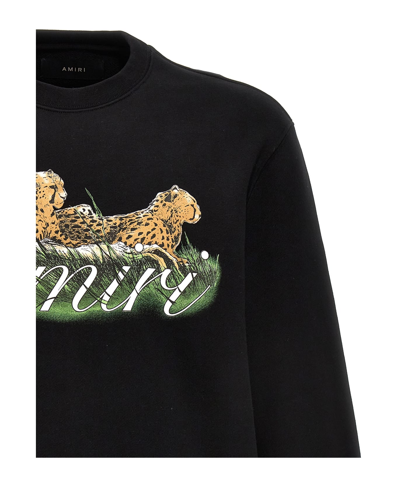 AMIRI 'cheetah Logo' Sweatshirt - Black