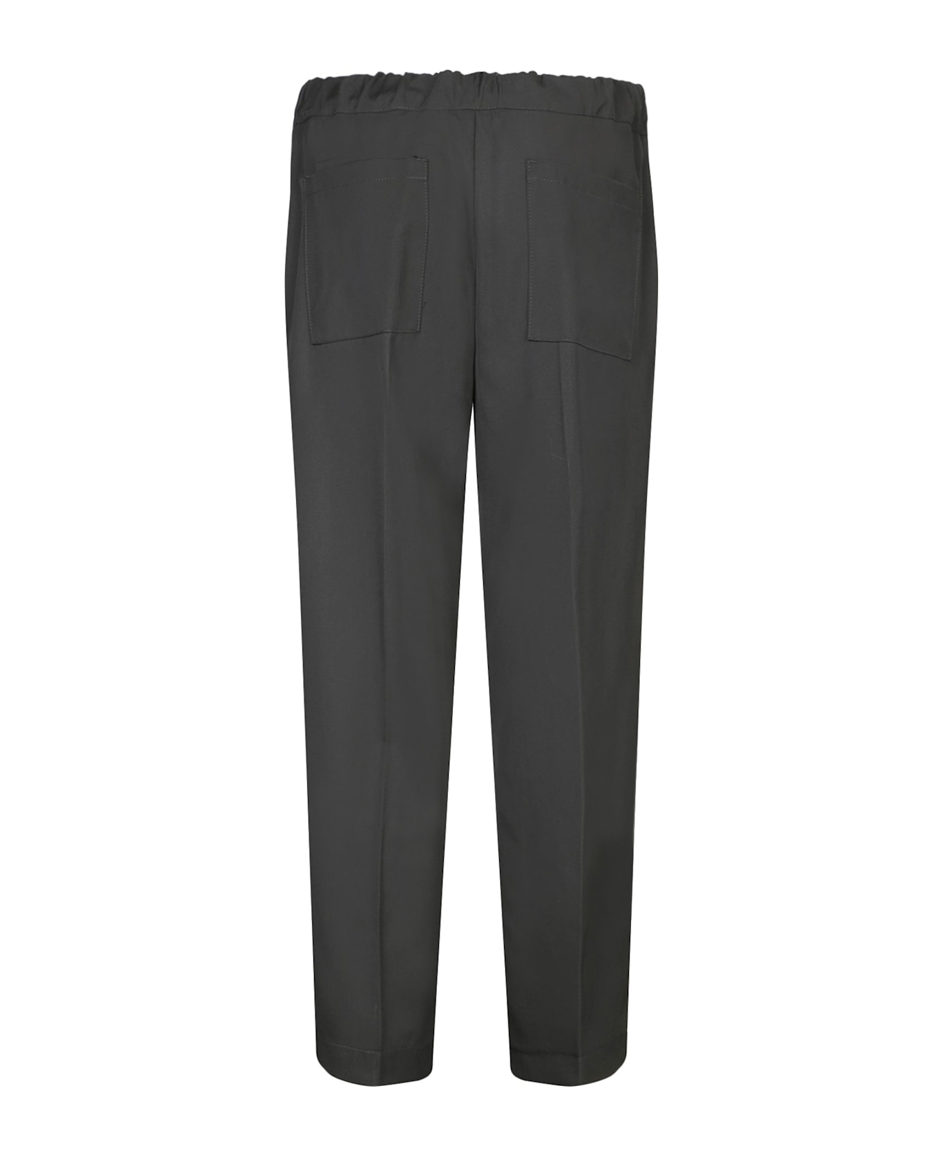 costumein Black Drawstring Trousers - Black