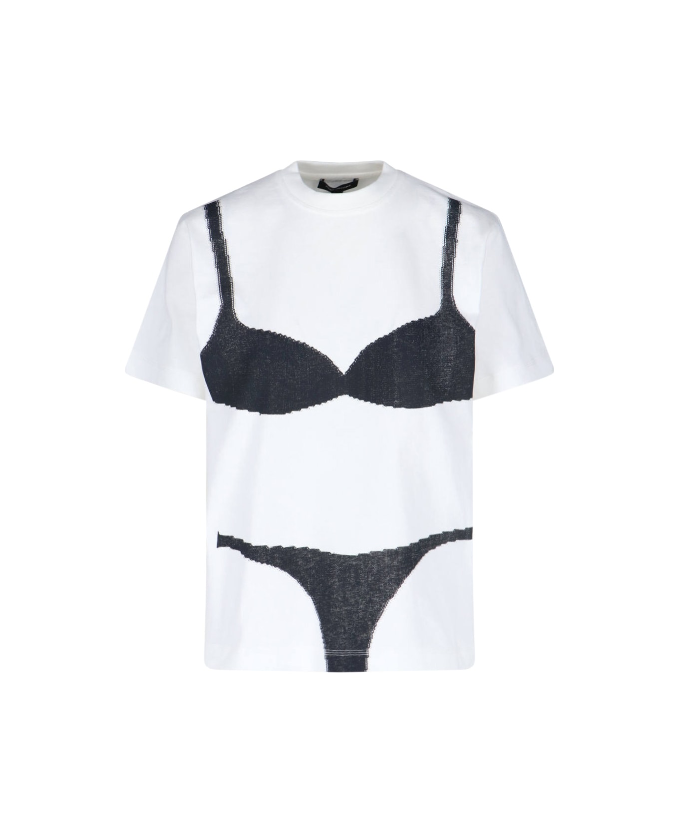 Marc Jacobs 'bra' T-shirt - White