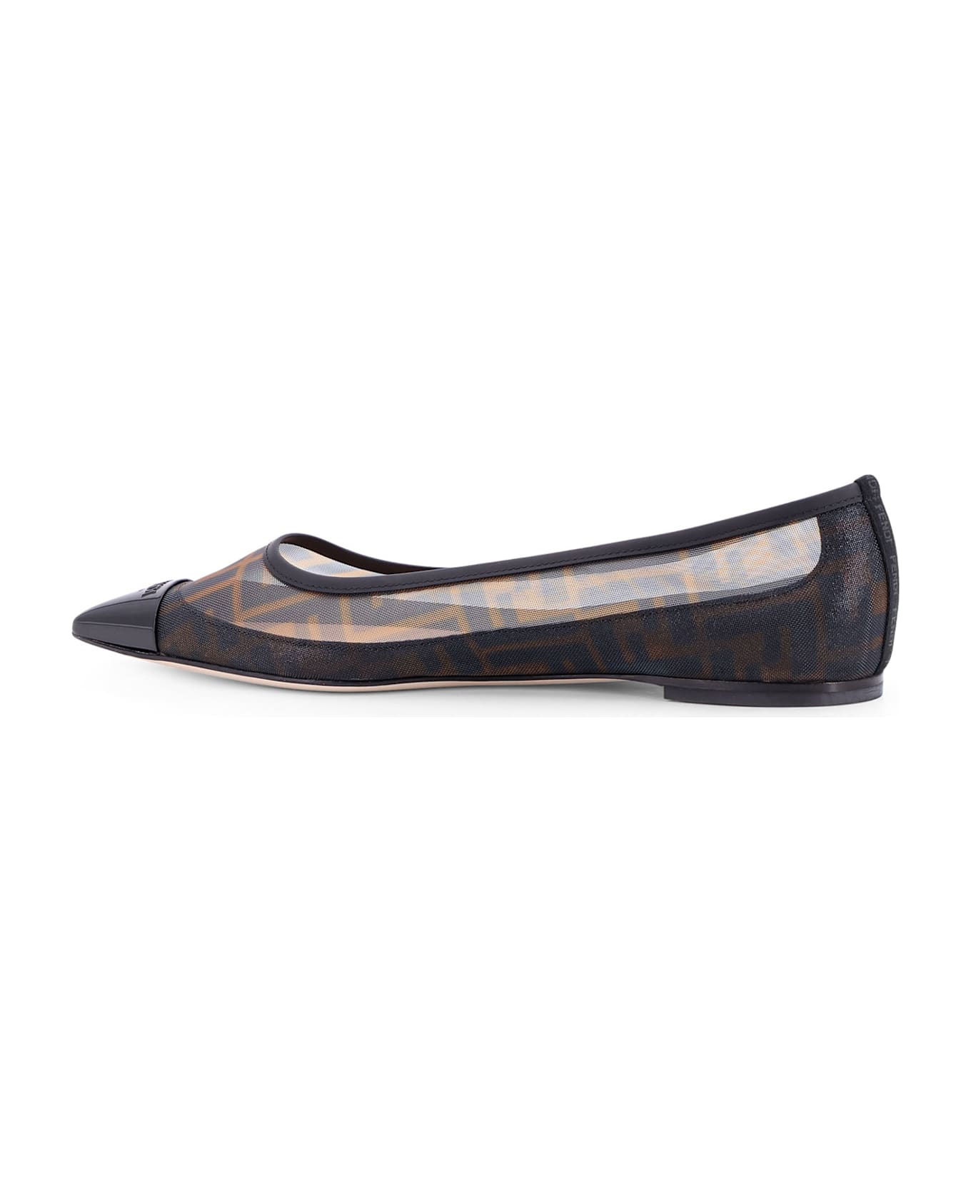 Fendi 'colibrì' Ballet Flats - Brown