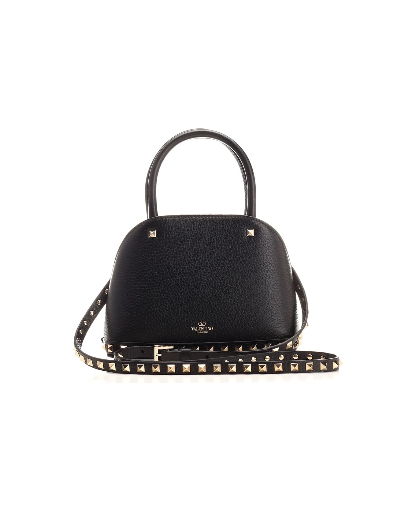 Valentino Garavani Small 
rockstud
 Handbag - Black