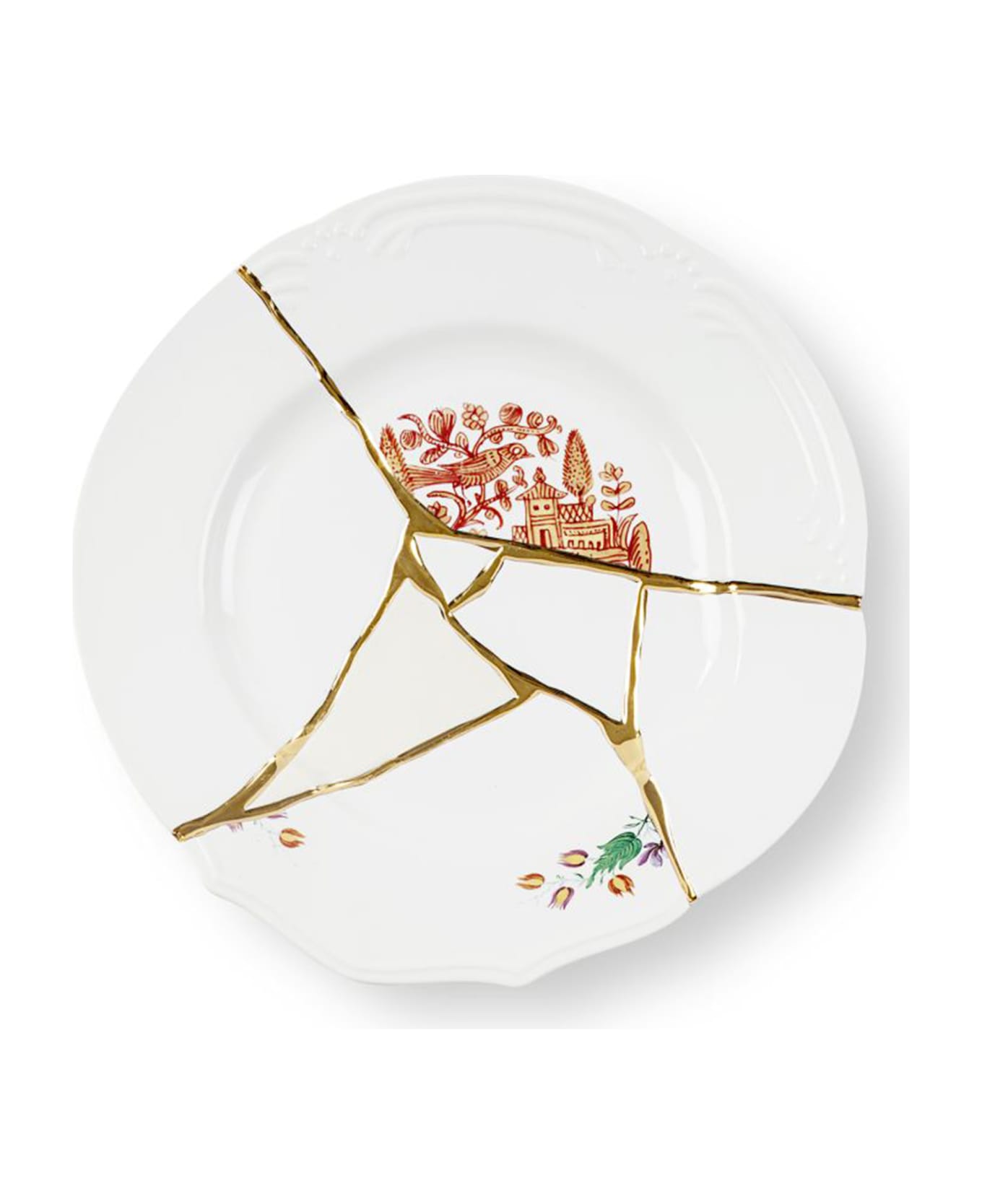 Seletti 'kintsugi' Dinner Plate - Multicolor