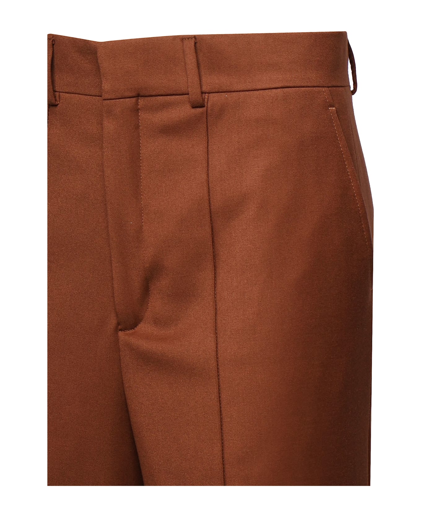 Nineminutes Dakota Suede Trousers - Brown