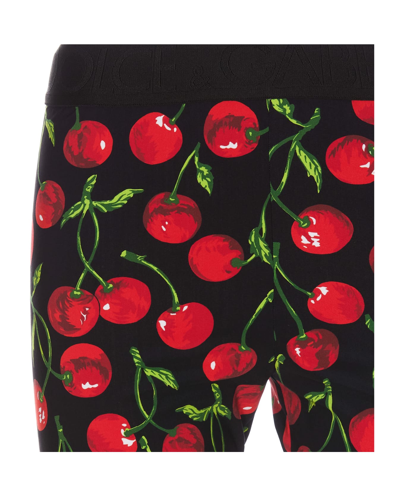 Dolce & Gabbana Cherry Print Leggings - Multicolor 靴下＆タイツ