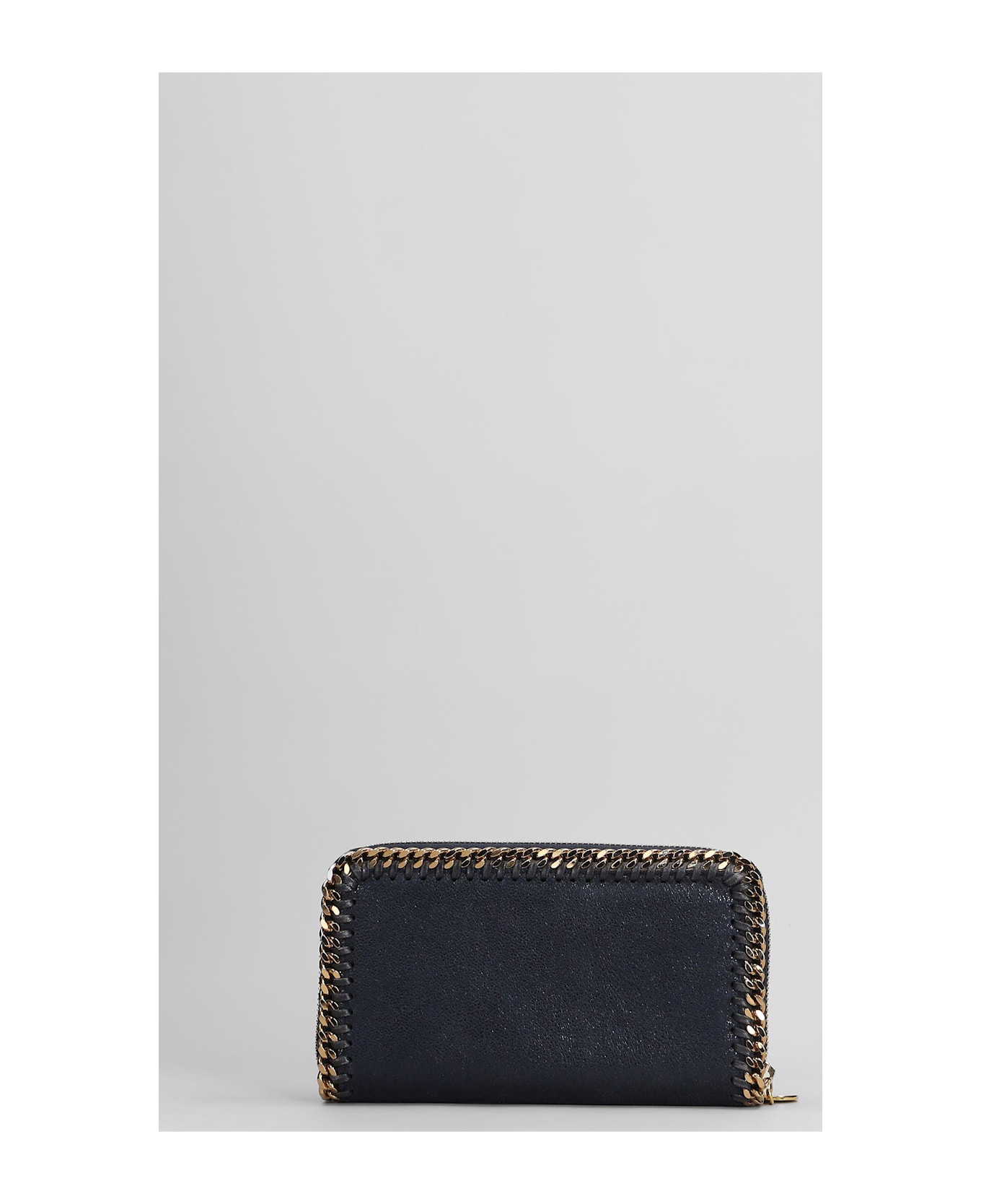 Stella McCartney Falabella Wallet In Blue Polyester - blue