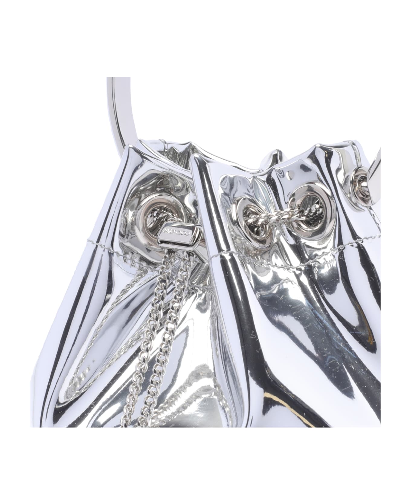 Jimmy Choo Bon Bon Bucket Bag - Silver
