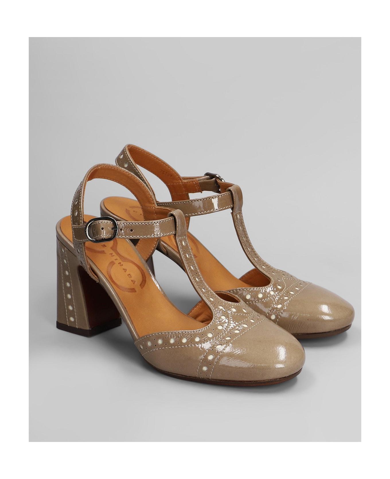 Chie Mihara Mira 46 Pumps In Taupe Leather - taupe