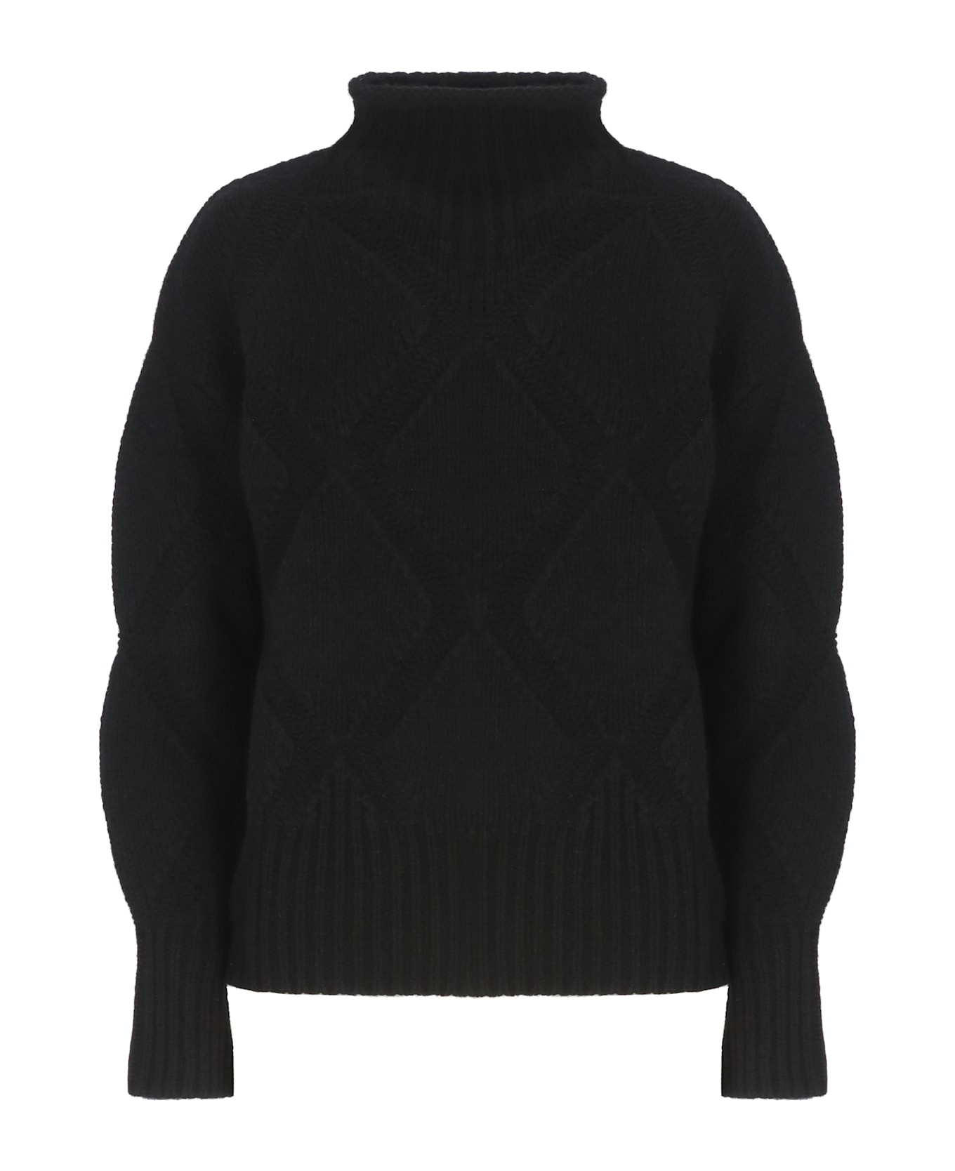 Kangra Wool Sweater - Black